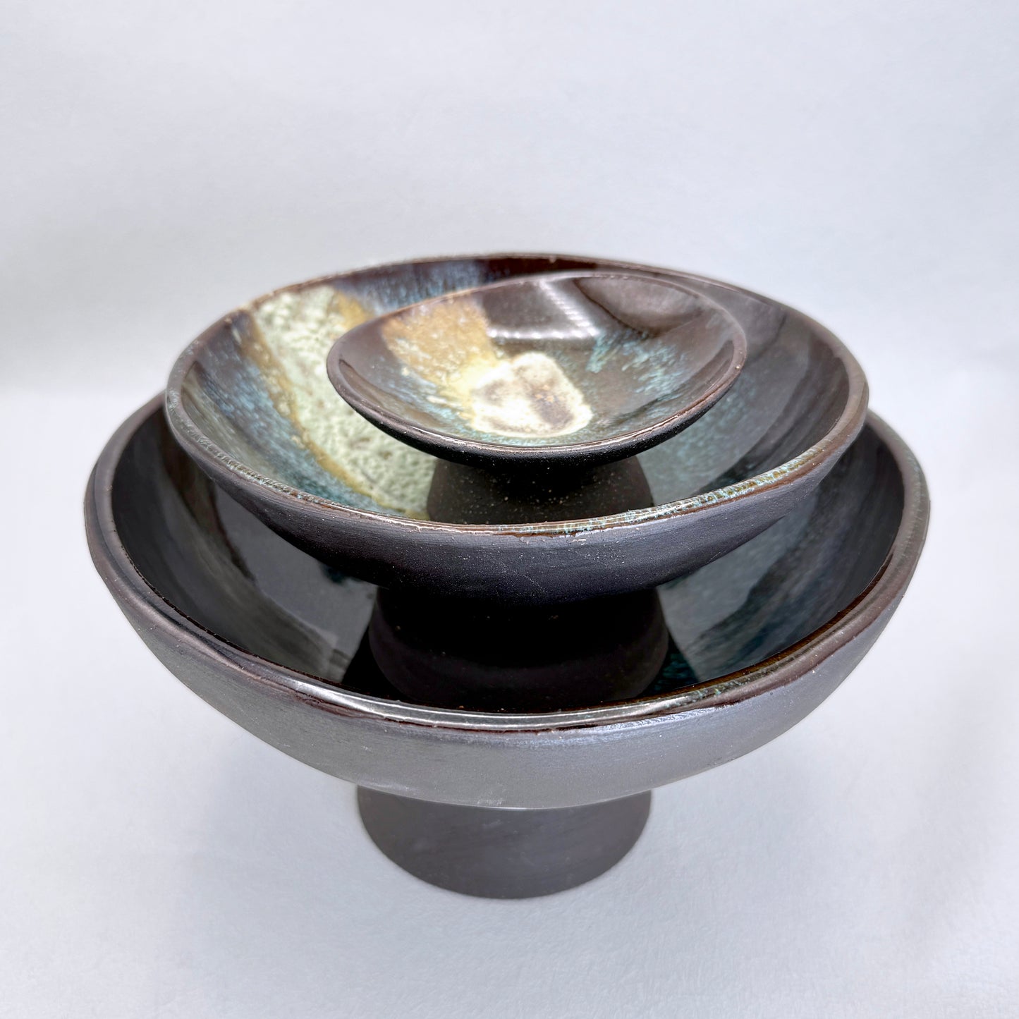 Pele’s Whisper Pedestal Bowl (mini)