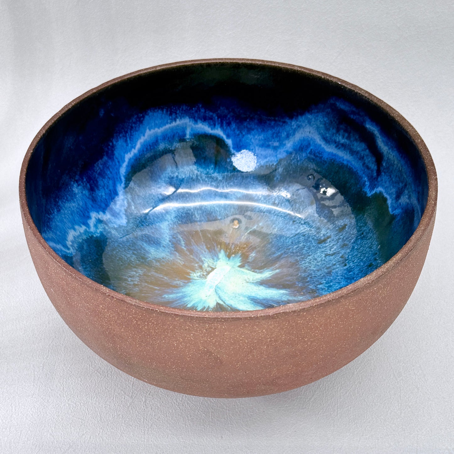 Nebula Bloom Tall Bowl 9"