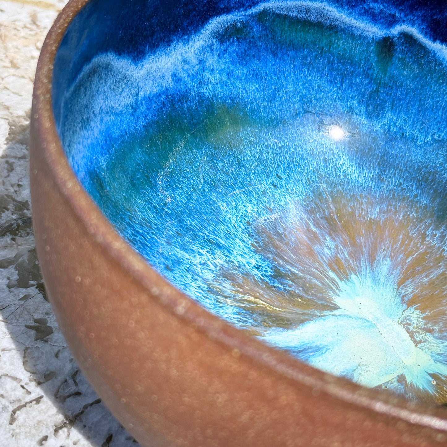 Nebula Bloom Tall Bowl 9"