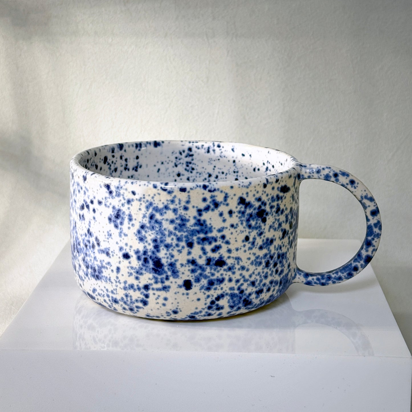 Blue Splatter Mugs