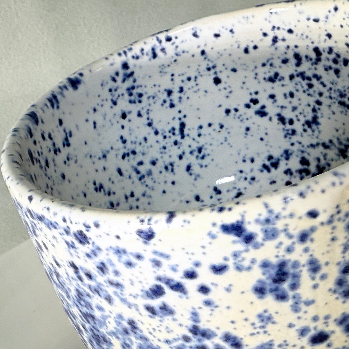 Blue Splatter Mugs