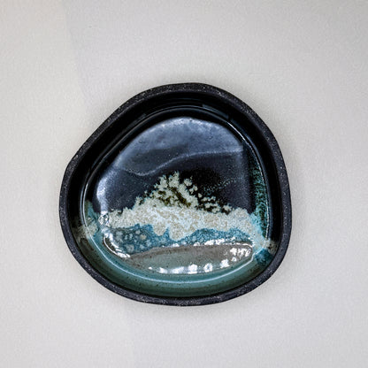 Obsidian Tide Serving Plates 1" deep