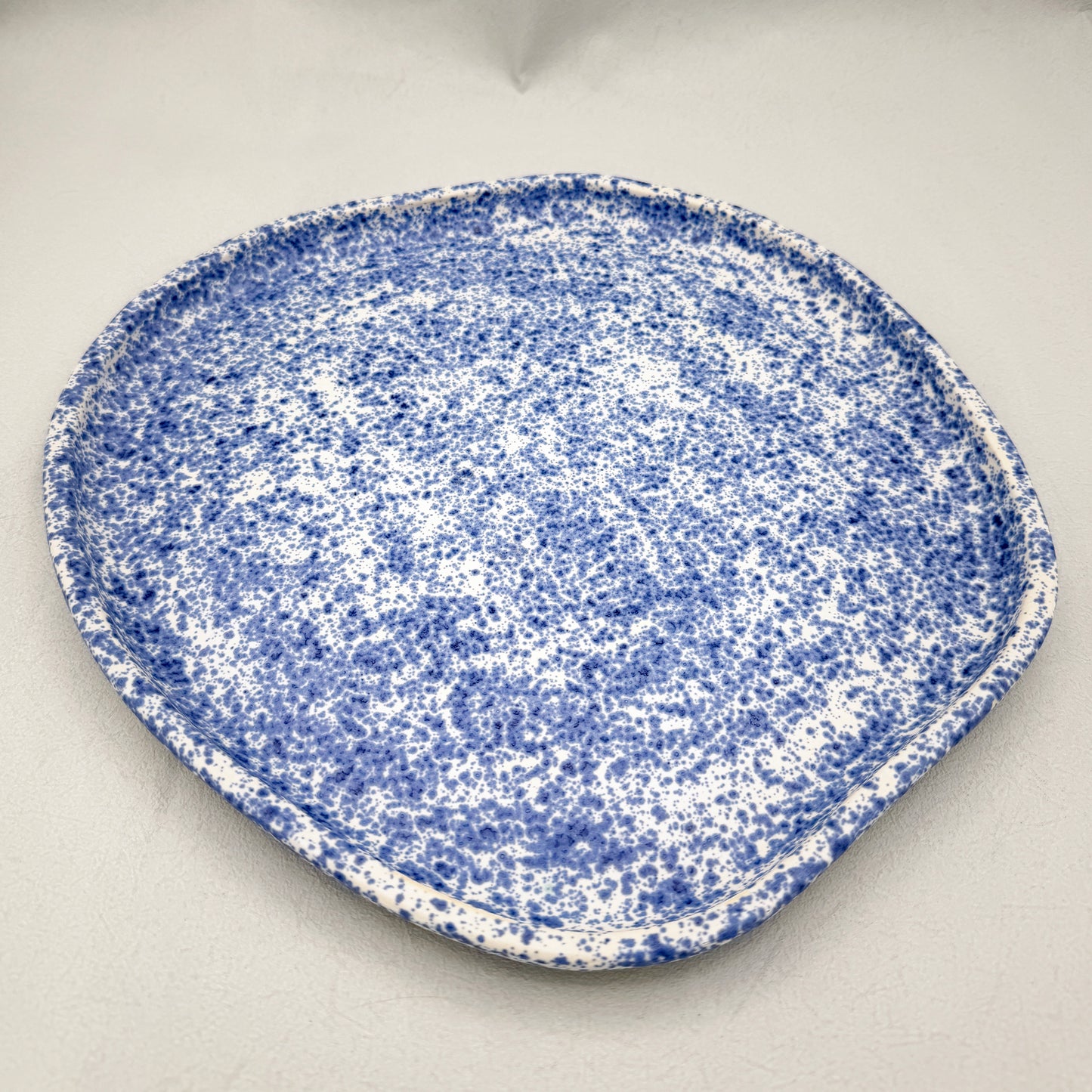Atlantic Fog Round Serving Trays