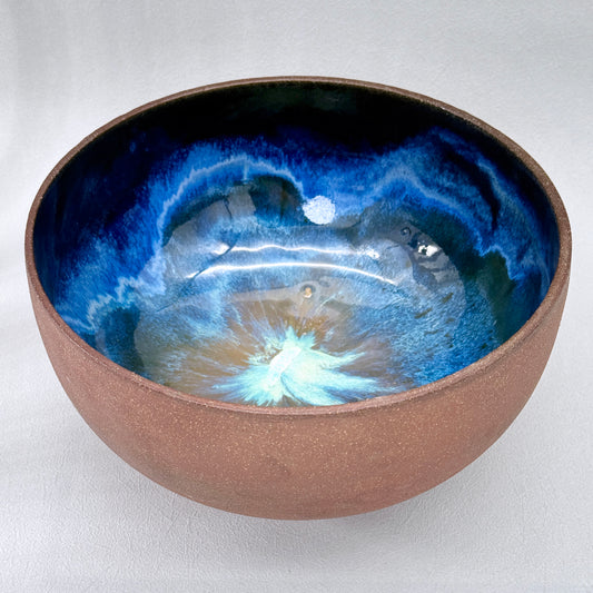 Nebula Bloom Tall Bowl 9"