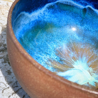 Nebula Bloom Tall Bowl 9"