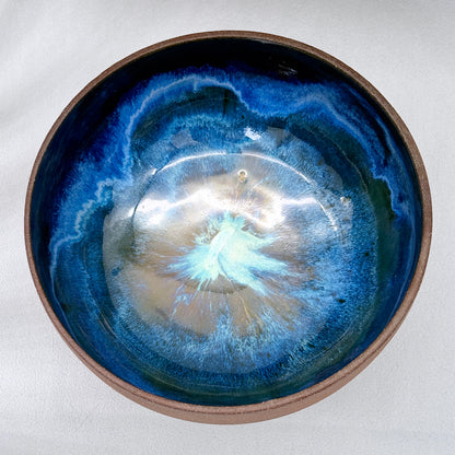Nebula Bloom Tall Bowl 9"