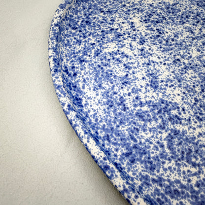 Atlantic Fog Round Serving Trays